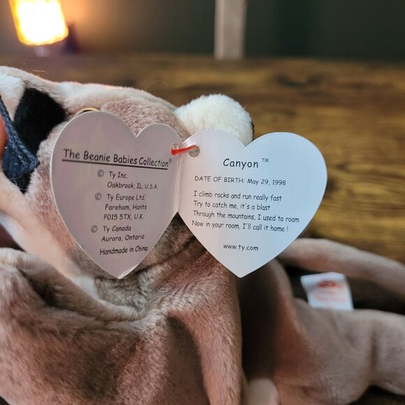 Ty Beanie Babies Blizzard Freckles Canyon The Cougar Wild Cats Vintage NWT - Picture 7 of 11